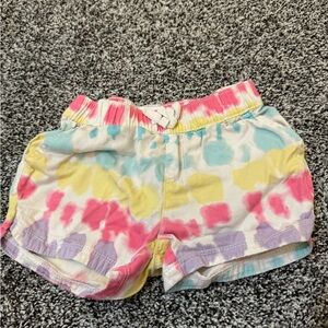 Children’s Place rainbow tie dye shorts size 5